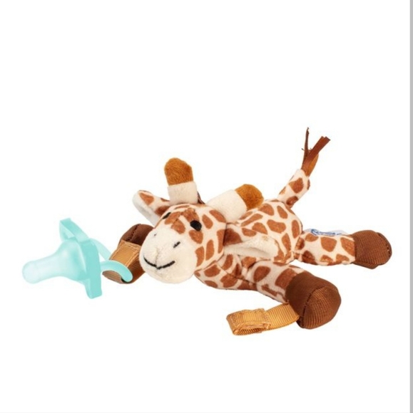 BUY 1 GET 1 FREE Dr. Brown's Lovey Giraffe with pacifier attached. - Picture 2 of 5